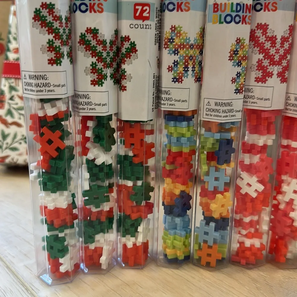 9 X target dollar spot puzzles building Christmas rainbow and valentines day mix